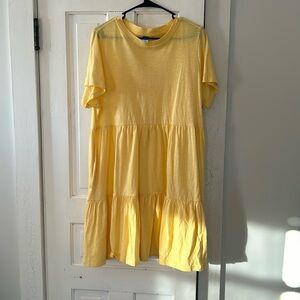 yellow old navy dress